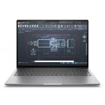HP ZBook 8 G1i 16 A3ZU2ET φορητός σταθμός εργασίας, Intel Core Ultra 7 255H, 16 ιντσών 2.5K (2560x1600) IPS, 32 GB RAM, 1 TB SSD, NVIDIA RTX 500 Ada, Wi-Fi 7, Windows 11 Pro, γερμανικό πληκτρολόγιο QWERTZ, Meteor Silver