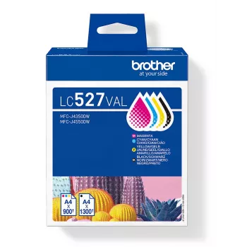 Πακέτο μελανοδοχείων Brother LC527VAL CMYK – 1×1300, 3×900 σελίδες