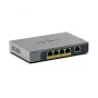NETGEAR GS105EPP Unmanaged Gigabit Ethernet (10/100/1000) Power over Ethernet (PoE) επιτραπέζια/επίτοιχη τοποθέτηση γκρι