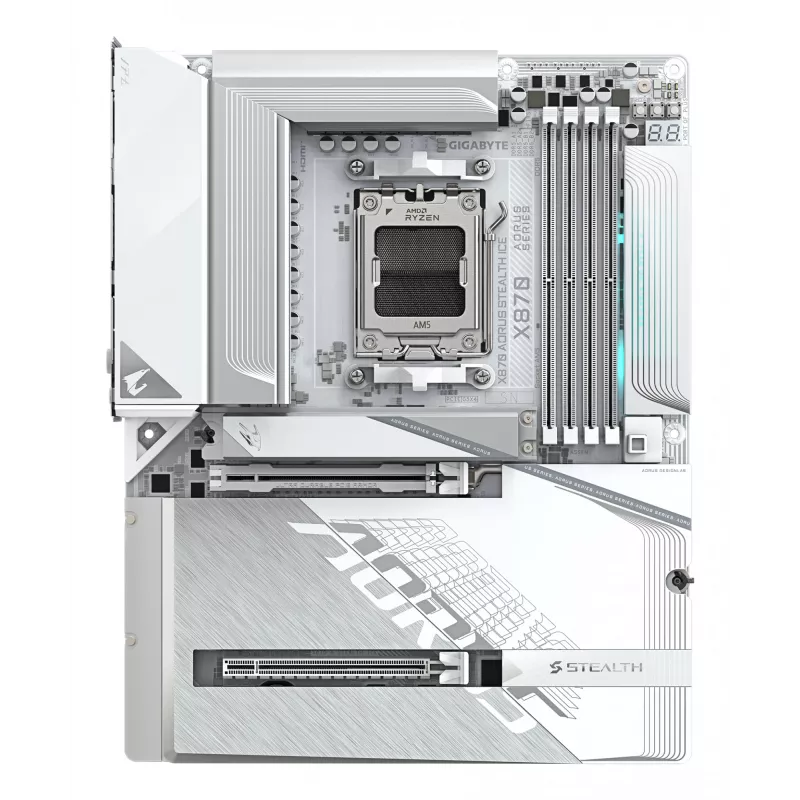 Μητρική GIGABYTE X870 AORUS STEALTH ICE, AMD AM5, ATX
