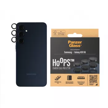 PanzerGlass ® Hoops® Προστασία φακού κάμερας Μαύρο Samsung Galaxy A55 5G