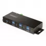 StarTech.com 5G7AINDRM-USB-A-HUB Hub διασύνδεσης USB 3.2 Gen 1 (3.1 Gen 1) Type-B 5000 Mbit/s Μαύρο
