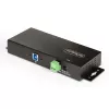 StarTech.com 5G7AINDRM-USB-A-HUB Hub διασύνδεσης USB 3.2 Gen 1 (3.1 Gen 1) Type-B 5000 Mbit/s Μαύρο