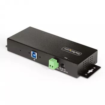 StarTech.com 5G7AINDRM-USB-A-HUB Hub διασύνδεσης USB 3.2 Gen 1 (3.1 Gen 1) Type-B 5000 Mbit/s Μαύρο