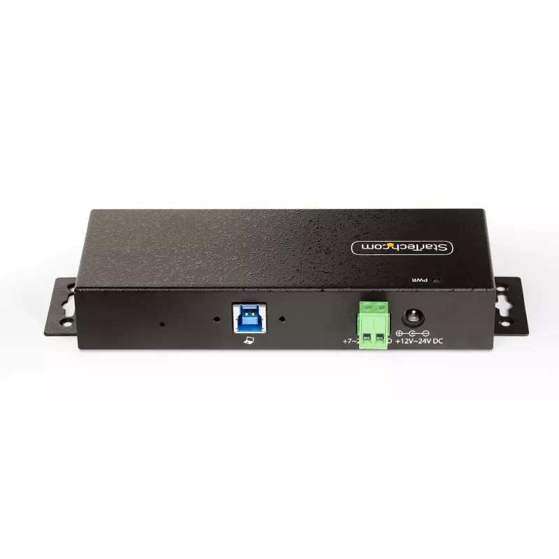 StarTech.com 5G7AINDRM-USB-A-HUB Hub διασύνδεσης USB 3.2 Gen 1 (3.1 Gen 1) Type-B 5000 Mbit/s Μαύρο