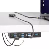 StarTech.com 5G7AINDRM-USB-A-HUB Hub διασύνδεσης USB 3.2 Gen 1 (3.1 Gen 1) Type-B 5000 Mbit/s Μαύρο