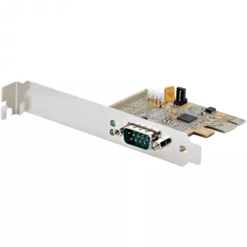 StarTech.com PCI Express σειριακή κάρτα, PCIe σε RS232 (DB9) σειριακή κάρτα διασύνδεσης, σειριακή κάρτα PC με 16C1050 UART, βάσεις Standard ή Low-Profile, COM-Retention, Windows & Linux