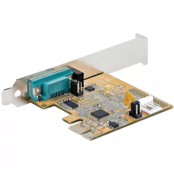 StarTech.com PCI Express σειριακή κάρτα, PCIe σε RS232 (DB9) σειριακή κάρτα διασύνδεσης, σειριακή κάρτα PC με 16C1050 UART, βάσεις Standard ή Low-Profile, COM-Retention, Windows & Linux