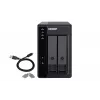 QNAP 2 Bay USB Type-C Direct Attached Storage με Hardware RAID | TR-002 | Micro | 6 GB | μαύρο