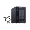 QNAP 2 Bay USB Type-C Direct Attached Storage με Hardware RAID | TR-002 | Micro | 6 GB | μαύρο