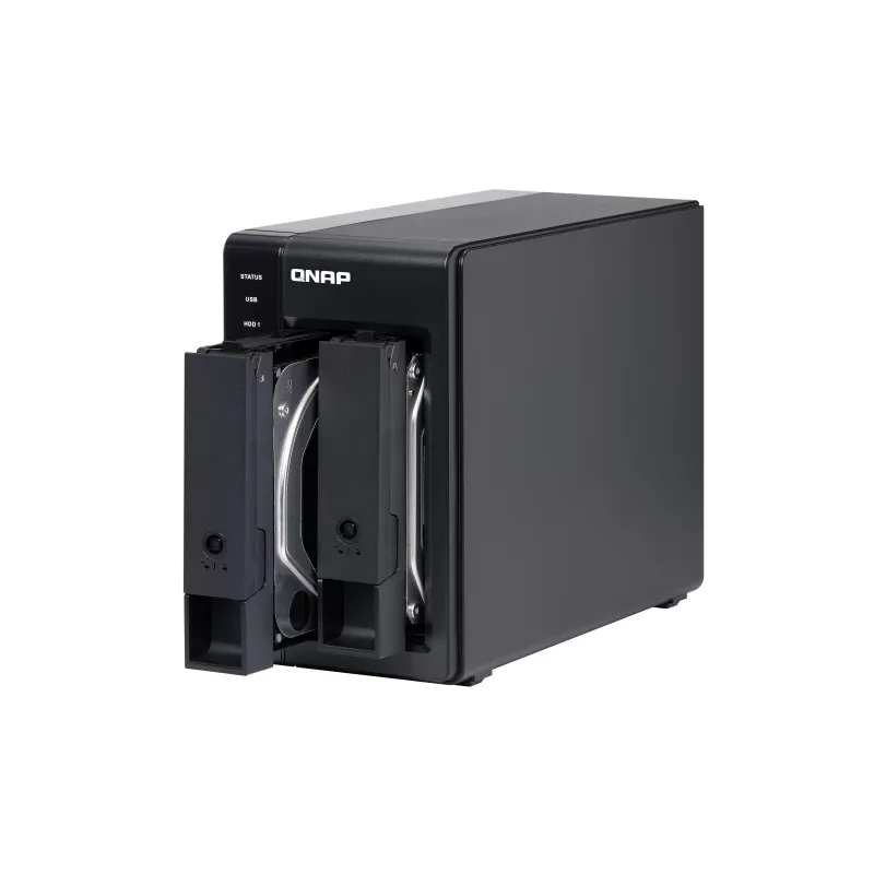 QNAP 2 Bay USB Type-C Direct Attached Storage με Hardware RAID | TR-002 | Micro | 6 GB | μαύρο
