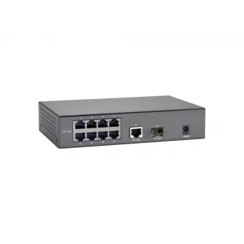 LevelOne switch Fast Ethernet PoE 10 θυρών, 1 x Gigabit RJ45, 1 x Gigabit SFP, 8 έξοδοι PoE, 120 W
