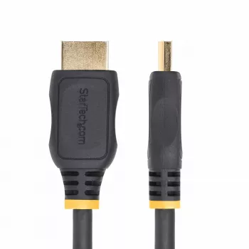 StarTech.com Καλώδιο επέκτασης HDMI 2.0 1m, Καλώδιο High Speed HDMI Portsaver, 4K 60Hz, Καλώδιο προσαρμογέα επέκτασης HDMI αρσενικό-σε-θηλυκό, Καλώδιο επέκτασης HDMI, M/W