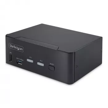 StarTech.com P2CDD143-KVM-SWITCH Διακόπτης KVM Μαύρο