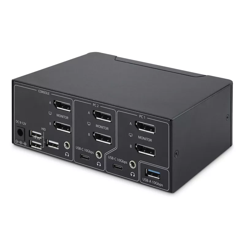 StarTech.com P2CDD143-KVM-SWITCH Διακόπτης KVM Μαύρο