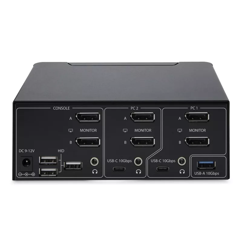 StarTech.com P2CDD143-KVM-SWITCH Διακόπτης KVM Μαύρο