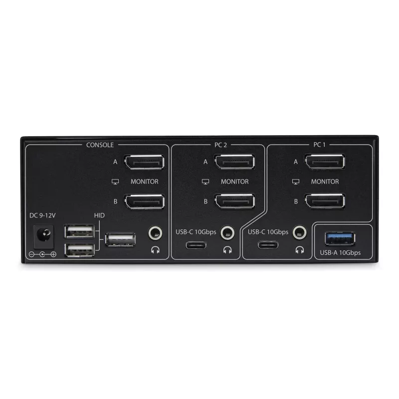 StarTech.com P2CDD143-KVM-SWITCH Διακόπτης KVM Μαύρο