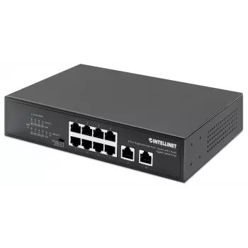 Intellinet Switch Gigabit Ethernet PoE+ 8 θυρών 120W 2 θύρες uplink