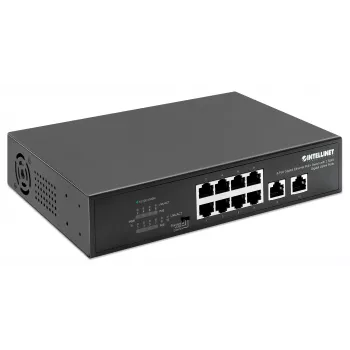 Intellinet Switch Gigabit Ethernet PoE+ 8 θυρών 120W 2 θύρες uplink