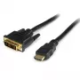 StarTech.com Καλώδιο HDMI σε DVI-D 2m – M/M, 2 m, HDMI, DVI-D, αρσενικό, αρσενικό, χρυσό