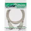 Καλώδιο null modem InLine DB9 θηλυκό / θηλυκό, έτοιμο, γκρι, 2 m
