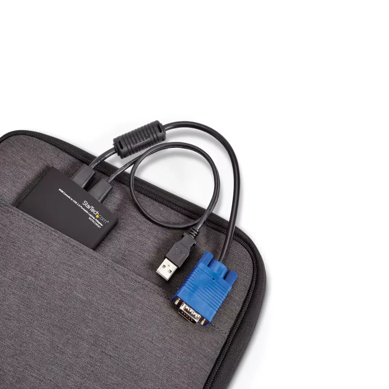 StarTech.com Προσαρμογέας φορητού υπολογιστή KVM console σε USB 2.0 Crash Cart