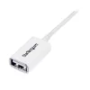 StarTech.com Καλώδιο επέκτασης USB 2.0 A σε A 3 m Λευκό – αρσενικό/θηλυκό