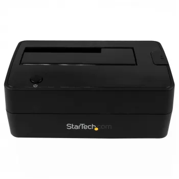 StarTech.com Σταθμός σύνδεσης δίσκου USB 3.1 σε SATA Single Bay, Σταθμός δίσκου USB 3.1 (10 Gbps), εξωτερικός σταθμός σύνδεσης SATA III HDD/SSD 2,5/3,5 ιντσών, Υποδοχή δίσκου με φόρτωση από πάνω