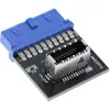 InLine Προσαρμογέας εσωτερικός USB 3.0 σε USB 3.1 Frontblenden Key-A