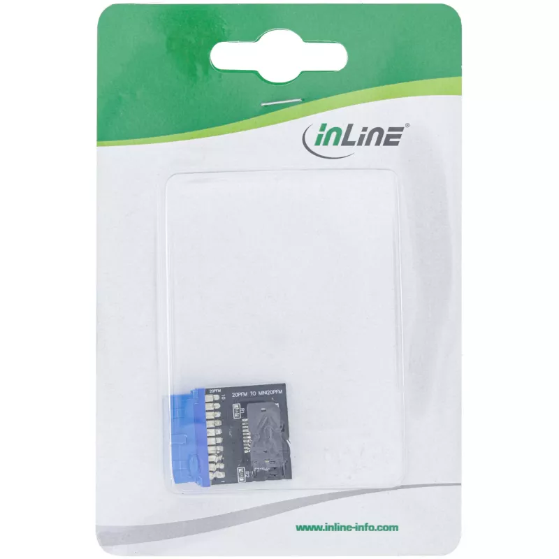 InLine Προσαρμογέας εσωτερικός USB 3.0 σε USB 3.1 Frontblenden Key-A