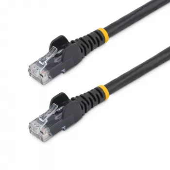 StarTech.com Καλώδιο δικτύου Cat5e Ethernet με βύσματα RJ45 snagless – 10 m, Μαύρο