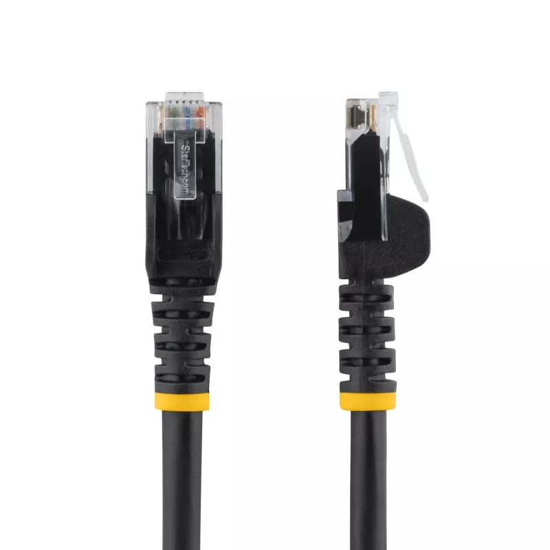StarTech.com Καλώδιο δικτύου Cat5e Ethernet με βύσματα RJ45 snagless – 10 m, Μαύρο