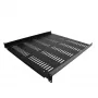 StarTech.com SHELF-1U-20-FIXED-V αεριζόμενο ράφι 1U για rack διακομιστή, 19", πρόβολος, μπροστινή τοποθέτηση, ικανότητα φόρτωσης 25 kg, βάθος 20" (50 cm), μαύρο
