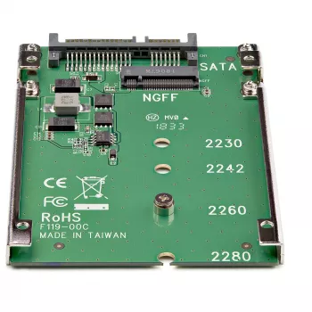 StarTech.com Αντάπτορας M.2 SATA SSD σε 2,5 ίντσες SATA - Μετατροπέας M.2 NGFF σε SATA - 7mm - Βάση Open-Frame - Αντάπτορας δίσκου M2