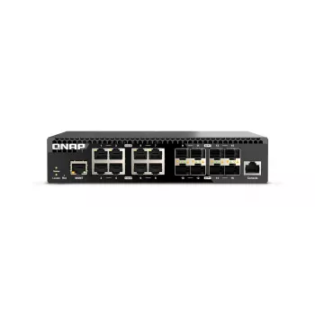 QNAP QSW-M3216R-8S8T Δικτυακός διακόπτης Managed L2/L3 10G Ethernet (100/1000/10000) 1U μαύρο