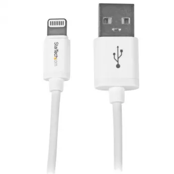 StarTech.com Καλώδιο 1 m USB σε Lightning – Καλώδιο φόρτισης για iPhone/iPad/iPod – Καλώδιο Lightning σε USB με γρήγορη φόρτιση – Πιστοποίηση Apple MFi – λευκό