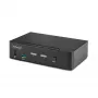 StarTech.com Διακόπτης KVM DisplayPort 2 θυρών, 8K 60Hz / 4K 144Hz, Μονή οθόνη, DP 1.4, 2x θύρες USB 3.0, 4x θύρες USB 2.0 HID, Εναλλαγή με κουμπιά & hotkey, Συμμόρφωση TAA - Ανεξάρτητο λειτουργικού συστήματος, Μεταλλικό κουτί