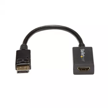 StarTech.com DP2HDMI2 προσαρμογέας βίντεο / μετατροπέας DisplayPort σε HDMI, αρσενικό/θηλυκό, έως 1920x1200, 25 cm