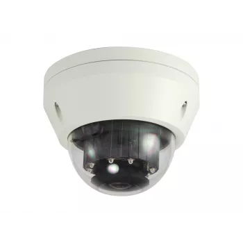 LevelOne FCS-3306 HUBBLE θολωτή κάμερα δικτύου IP, 3 MP, H.265, PoE, IR, εσωτερικού/εξωτερικού χώρου, ανθεκτική στον βανδαλισμό, IP68, λευκή