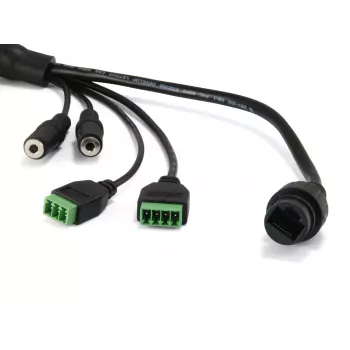 LevelOne FCS-3306 HUBBLE θολωτή κάμερα δικτύου IP, 3 MP, H.265, PoE, IR, εσωτερικού/εξωτερικού χώρου, ανθεκτική στον βανδαλισμό, IP68, λευκή