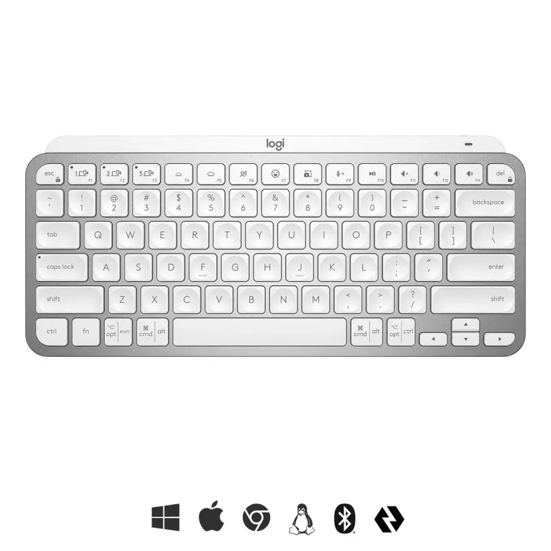 Logitech MX Keys Mini Ασύρματο φωτιζόμενο πληκτρολόγιο Mini QWERTY