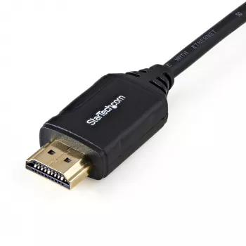 StarTech.com HDMM50CMP καλώδιο HDMI 2.0 Premium High Speed με Ethernet, 4K 60 Hz, HDR, HDMI (αρσενικό) σε HDMI (αρσενικό), 0,5 m, μαύρο