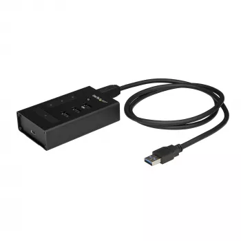 StarTech.com HB30A3A1CST διανομέας USB 3.0 4 θυρών, USB-A σε 3x USB-A και 1x USB-C, βιομηχανικός, μεταλλικός
