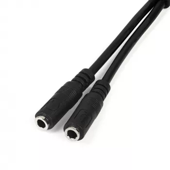 StarTech.com Προσαρμογέας headset για headset με ξεχωριστά βύσματα ακουστικών/μικροφώνου – 3,5 mm 4-πολικό σε 2x 3-πολικό 3,5 mm αρσενικό βύσμα/υποδοχή θηλυκή