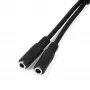 StarTech.com Προσαρμογέας headset για headset με ξεχωριστά βύσματα ακουστικών/μικροφώνου – 3,5 mm 4-πολικό σε 2x 3-πολικό 3,5 mm αρσενικό βύσμα/υποδοχή θηλυκή