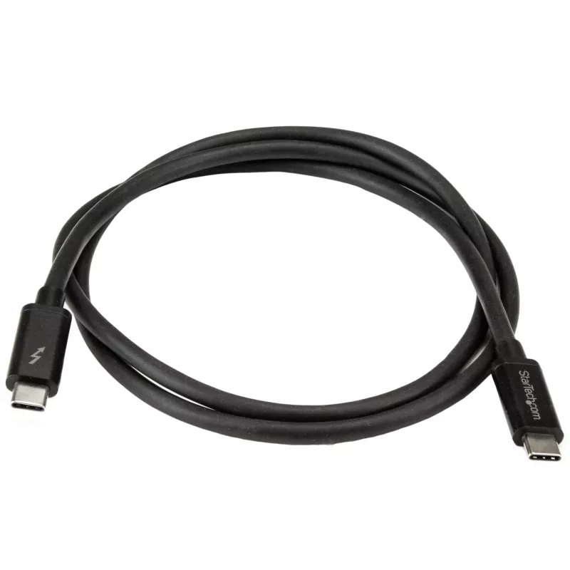StarTech.com Καλώδιο USB-C Thunderbolt 3 (20Gbps) 1m – Συμβατό με Thunderbolt, USB και DisplayPort
