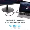 StarTech.com Καλώδιο USB-C Thunderbolt 3 (20Gbps) 1m – Συμβατό με Thunderbolt, USB και DisplayPort