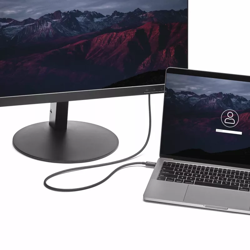 StarTech.com Καλώδιο USB-C Thunderbolt 3 (20Gbit/s) 2m – συμβατό με Thunderbolt, USB και DisplayPort