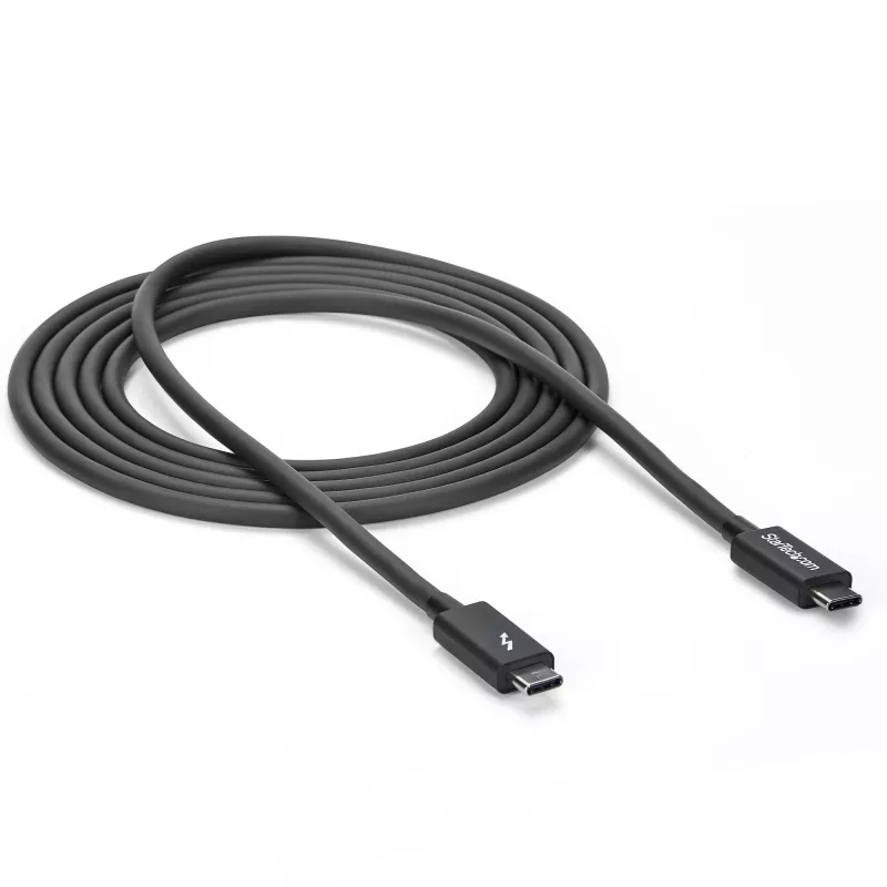 StarTech.com Καλώδιο USB-C Thunderbolt 3 (20Gbit/s) 2m – συμβατό με Thunderbolt, USB και DisplayPort