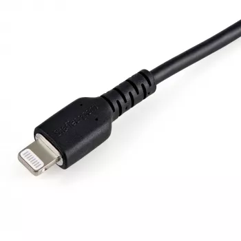 StarTech.com Καλώδιο USB-A σε Lightning μαύρο ανθεκτικό 15 cm – ανθεκτικό καλώδιο φόρτισης/συγχρονισμού USB Type-A σε Lightning με ίνες αραμιδίου – πιστοποιημένο Apple MFi για iPad/iPhone 12